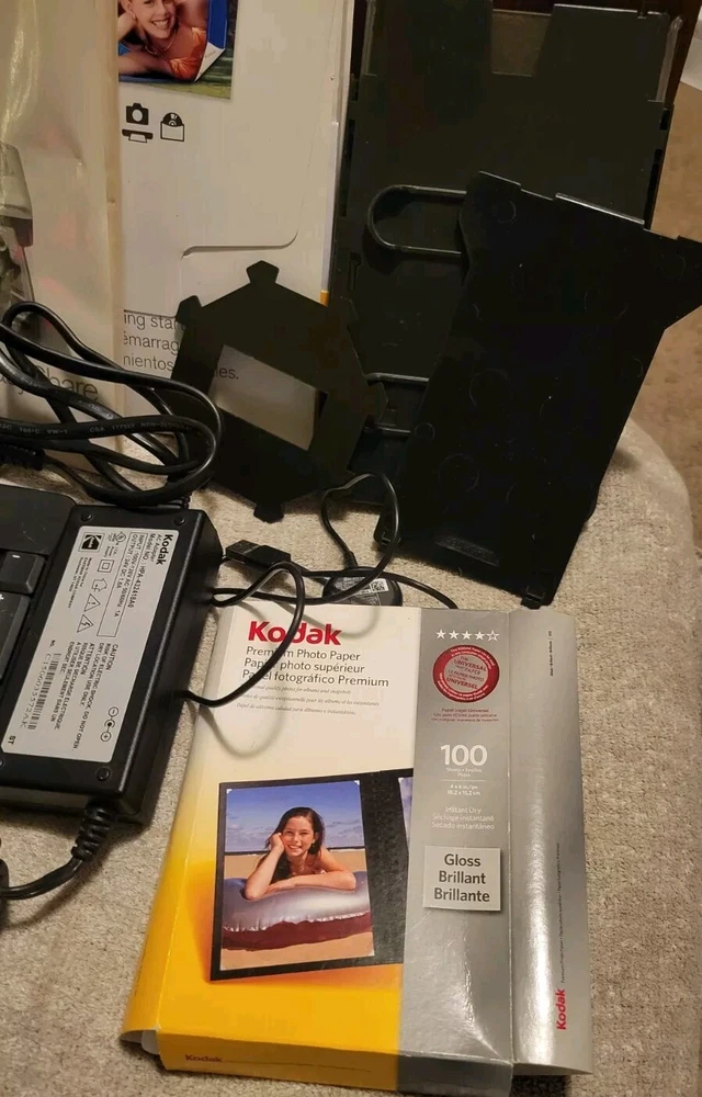 Kodak Easy Share Digital Photo Printer Dock Series 3 w/ Power Supply Bundle