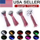 5/10Pcs New 3mm 5mm Pre Wired LED DC9-12V Lights Emitting Diodes