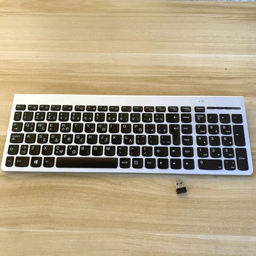 100% original Greek ultra-thin 2.4G wireless keyboard and mouse kit for Lenovo - Bild 3 von 7