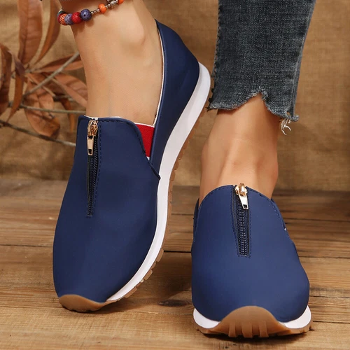 Damen Sneaker Sportschuhe Turnschuhe Laufschuhe Freizeit Slip On Schuhe - Bild 13 von 25
