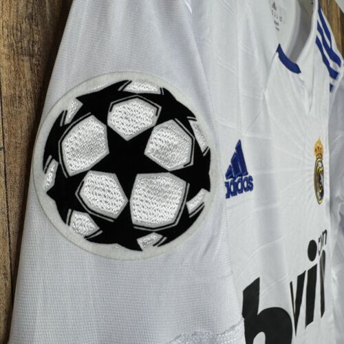 Real Madrid 2010-11 Home Long Sleeve Soccer Jersey Ozil #23 Adidas Men’s M - Picture 9 of 12