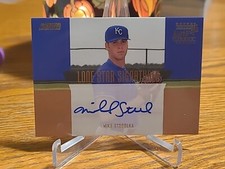 2001 Topps Stadium Club Lone Star Signatures Mike Stodolka #LS18 Auto