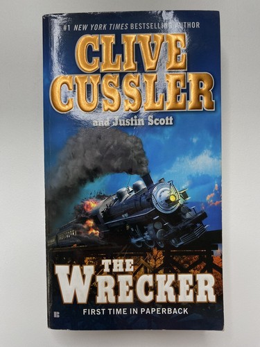 Clive Cussler 4 Book Lot Justin Scott Dirk Pitt Paperback Fire Ice Raise Titanic - Picture 5 of 6