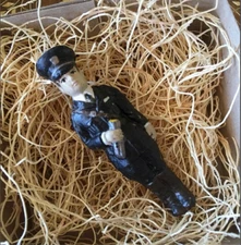 New 3D Dresden Paper Security Guard Night Watchman Christmas Tree Ornament