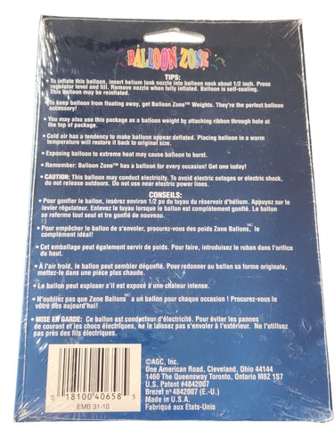American Greetings Balloon For The Proud Parents Mylar One Balloon Baby Retro - Picture 2 of 4