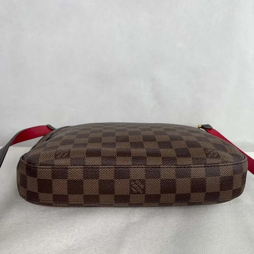 Auth Louis Vuitton Southbank Damier Ebene Canvas Leather Shoulder Crossbody Bag - Picture 6 of 12