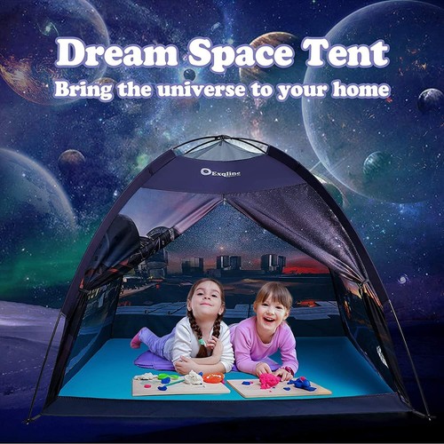 Exqline Kinderzelt Spielzelt Pop up Kinder Zelt für Kinderzimmer Garten Geschenk - Bild 19 von 26