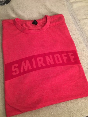Smirnoff T Shirt  Large Exclusively for Everybody Red , BRAND NEW (  L )costumes - Picture 2 of 3