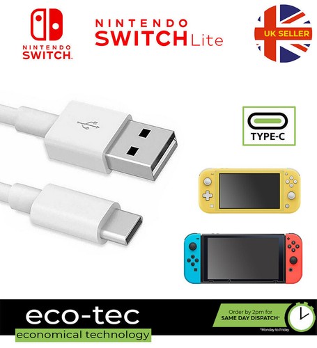 USB-C High Speed Power Charging Cable Lead For Nintendo Switch & Switch Lite - Picture 3 of 7