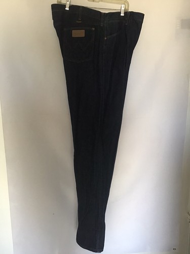 Herren Wrangler Rugged Wear Dark Wash Denim Jeans Five Pocket 46x34 Big&Tall - Bild 1 von 6