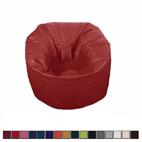 Large Beanbag FAUX LEATHER Chair Tub Bean Bag Adult Kids Seat Lounger Gaming - Picture 10 of 49