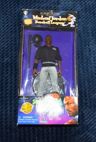 1996 Michael Jordan Space Jam Figure All Galaxy Collection Tee Time Michael NIB - Picture 2 of 4