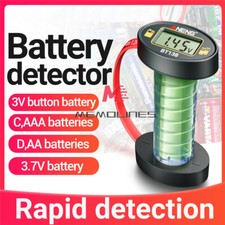 Universal Digital Battery Tester Checker Magnetic For 18650 C AAA 9V Button Cell