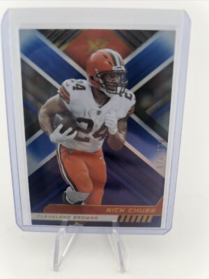 Nick Chubb 2022 XR Blue Prizm /199 NEW