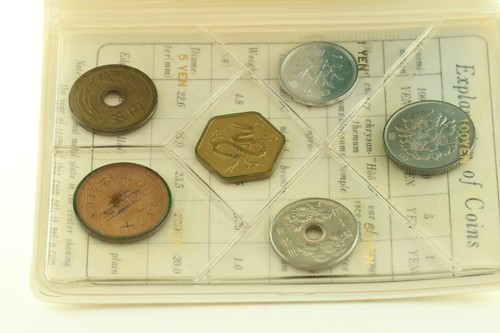 Japan 1976 Mint Coin Set of 6 Coins Ministry of Finance Folder UNC - Bild 3 von 4