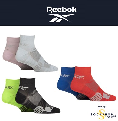 Reebok Fahrradsocken Herren und Damen - ''Technical'' recycelt, knöchellang 2 Paar