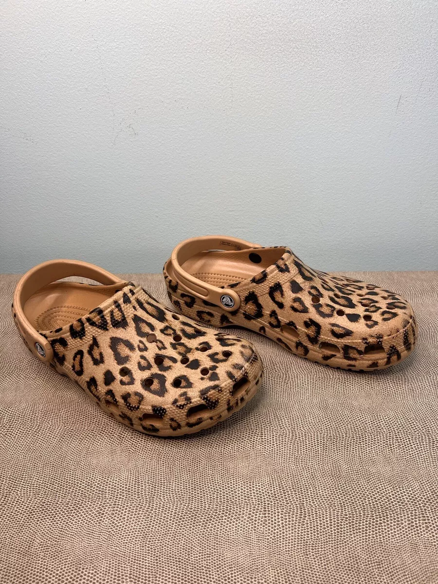 Crocs cheetah sale