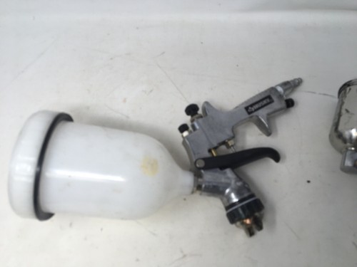 HUSKY Gravity Feed HVLP Spray Gun H4840GHVSG + Mini R31 Spray Gun READ DESCRIP - Picture 8 of 9