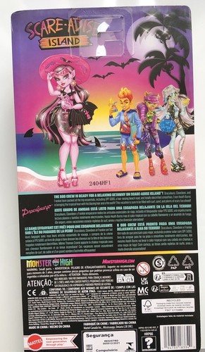 Monster High Draculaura 10” Scare-Adise Island Fashion Doll New In Box Toy - Picture 3 of 3