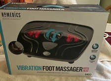 HoMedics Vibration Foot Massager With Heat Machine FMV-400HBKB-2, new