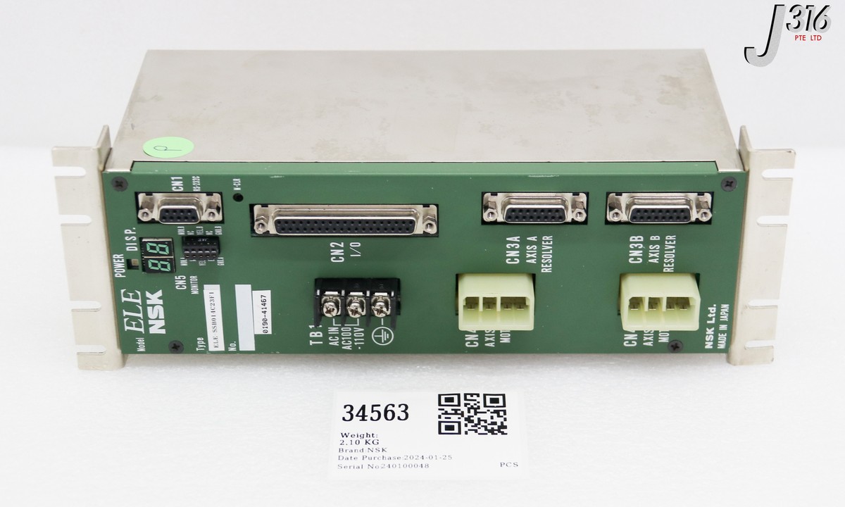 F 34563 NSK DUAL AXIS SERVO DRIVER, AMAT 0190-41467, 0190-41461 ELE