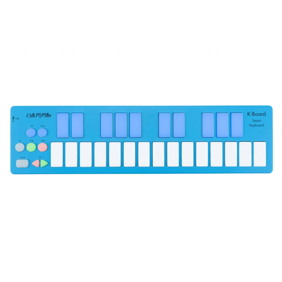 Keith McMillen K-716C-A K-Board MIDI-Controller Aqua + keepdrum Kopfhörer - Bild 2 von 4