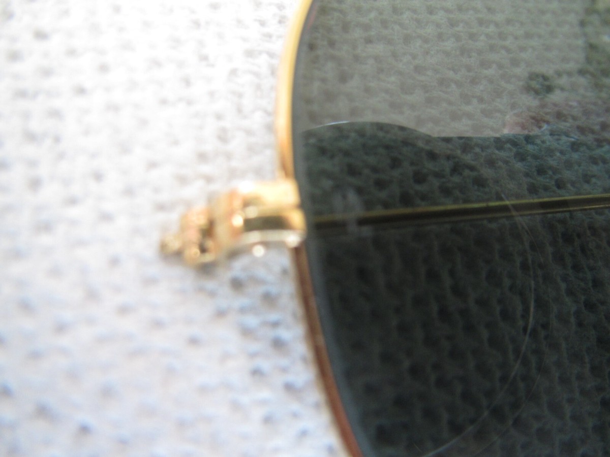 Vintage Ray Ban, Original with marked BL lens,, 6214 USA made 12K