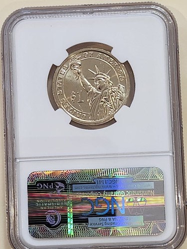 2010 D $1 Franklin Pierce BRILLIANT UNCIRCULATED FIRST DAY OF ISSUE - Picture 3 of 3
