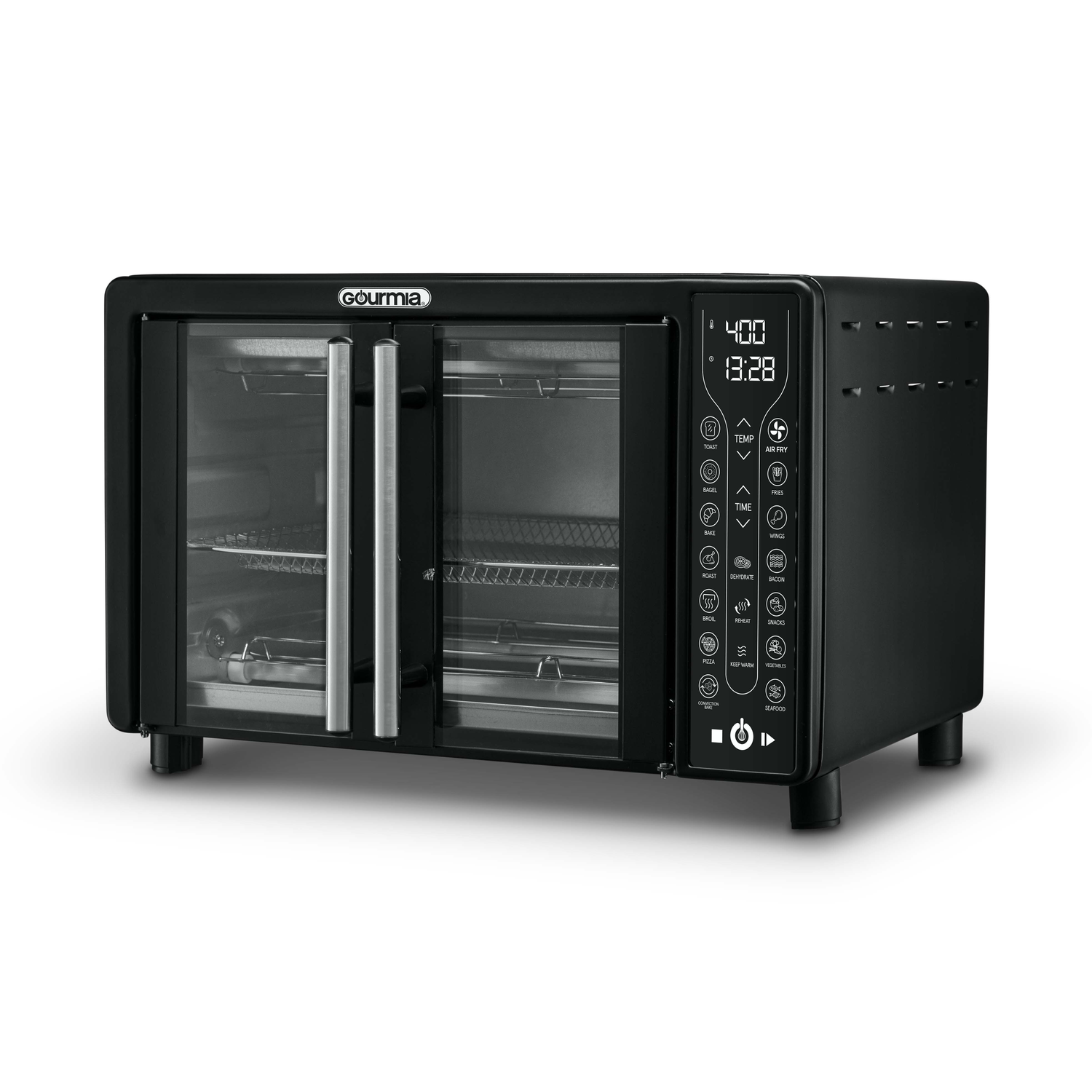 gourmia air fryer toaster oven french door