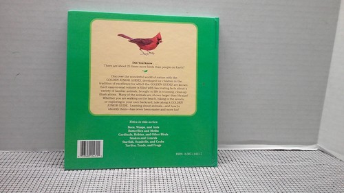 Cardinal Robins and Other Birds (Golden Junior Guide) Hardcover Book - Picture 2 of 13