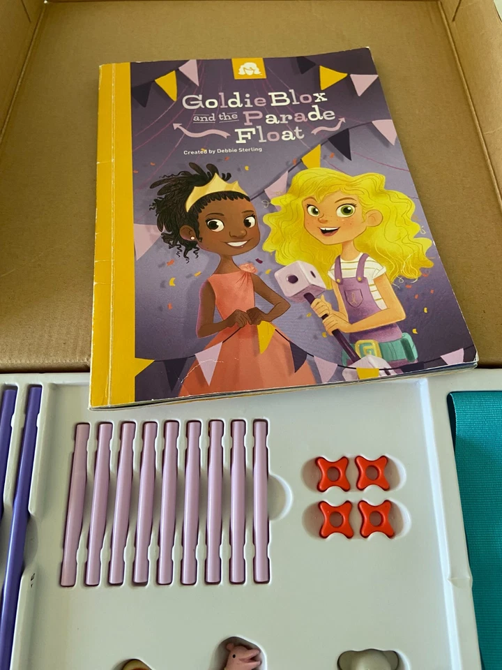 Libro de juguetes Goldie Blox and the Parade Float Engineering edades 4-9 Foto 2 de 3