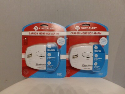 First Alert 1039718 Battery Operated Carbon Monoxide Alarm 2 Pack -Free Shipping