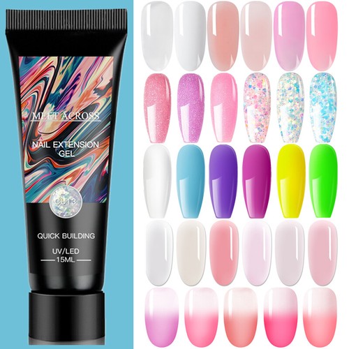 Kit de extensión de arte en uñas Meet Across UV gel constructor de uñas acrílico salón de arte en uñas - Imagen 5 de 49