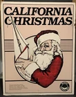 RARE Vintage California Christmas Santa Cardboard Crescent Quality Boards Poster
