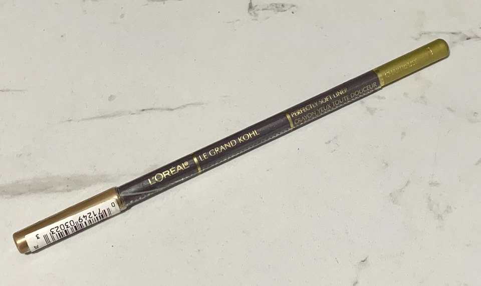 L'OREAL Le Grand Kohl Perfectly Soft Liner Eye Pencil - Chartreuse - Sealed - Image 2 of 2