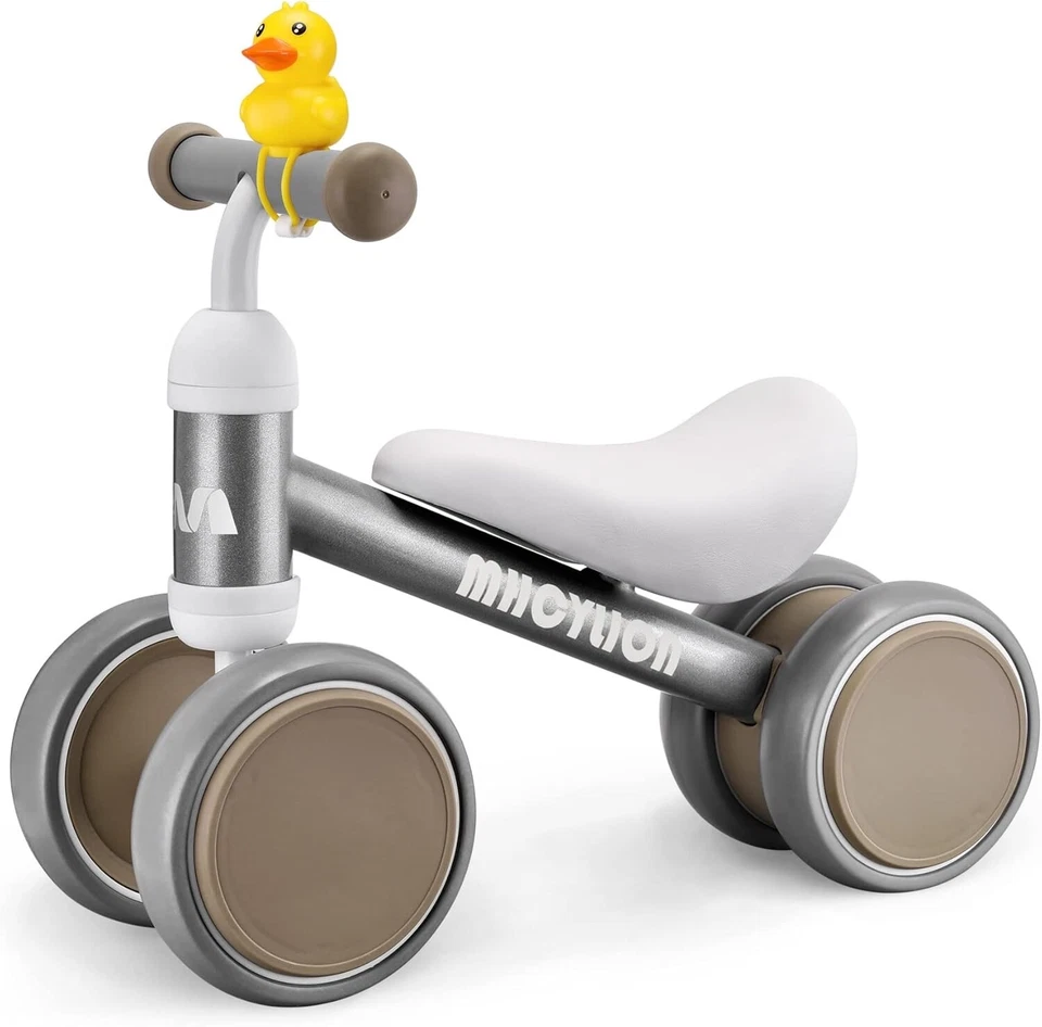 Kinder Laufrad  Lauflernrad Fahrrad Kinderrad 10-24 Monate Baby,Rutschrad,silber