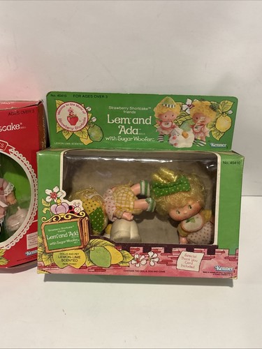 Lote de colección de muñecas bebé Blueberry Lemon Orange Strawberry Shortcake Berry 1984 - Imagen 2 de 9