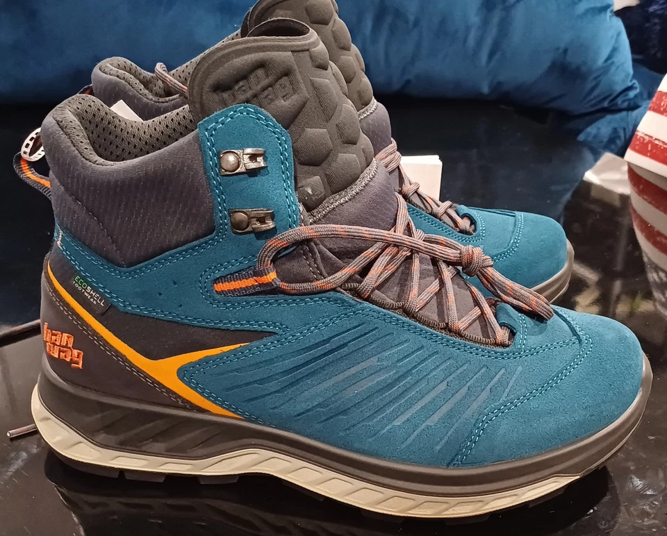 Botas de senderismo Hanwag Blueridge Low ES US 9 de gamuza azul para hombre  Foto 2 de 4