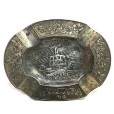 Vintage Occupied Japan Smoking Cigar Tray Beautifully Intricate 4 3/4" x 3 3/4"