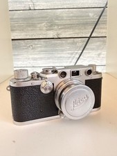 Leica IIIf Rangefinder   Summitar 50mm f/2 Lens, Original Velvet Box