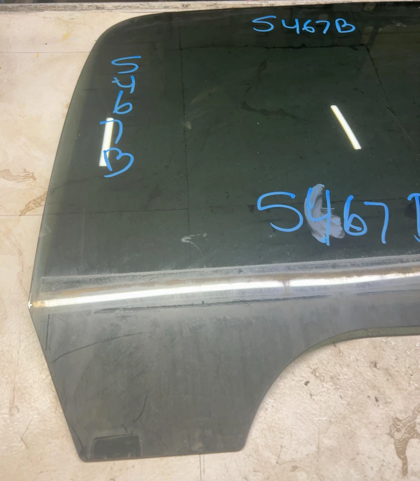 Conjunto de ventana de vidrio puerta trasera derecha lado pasajero Silverado Sierra 2001-2007 Foto 2 de 4