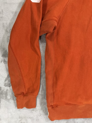 American Eagle Hoodie Mens XXL Orange Heavy Fleece Cross Country Collegiate - Picture 13 of 19