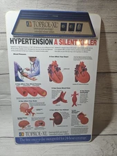 Vintage TOPROL-XL Pharmaceutical Promotional Clipboard - 1990s - RARE!