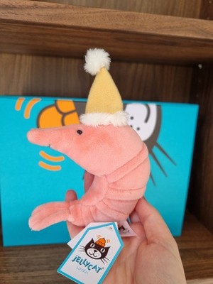 Jellycat Celebration Krebstier Garnelen neu mit Etikett 