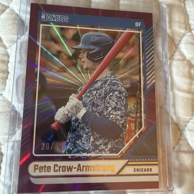 2024 Donruss Pete Crow Armstrong Purple Laser /49