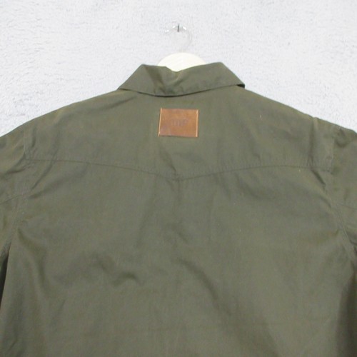 King Ranch Jacket Mens Medium MT Green Full Zip Cotton Outdoor Western Coat - Picture 8 of 16