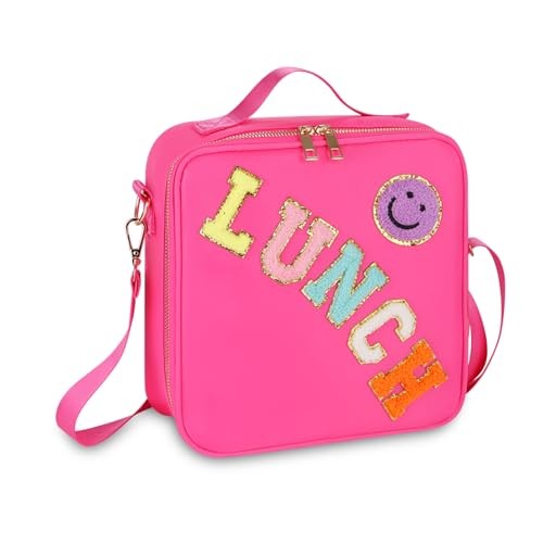  Insulated Girl Lunch Bag for Girls With Adjustable Strap, R