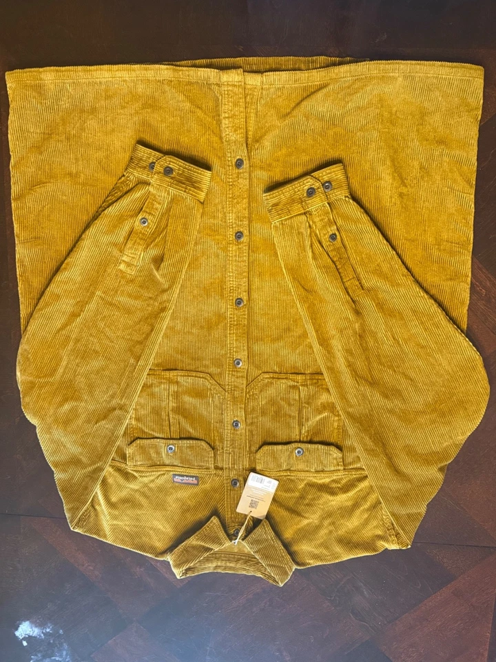 Camisa de Trabajo Patagonia Hombre Farrier’s Pana en 3XL Mostaza Ocre/Dorada Nueva con Etiquetas Foto 3 de 3