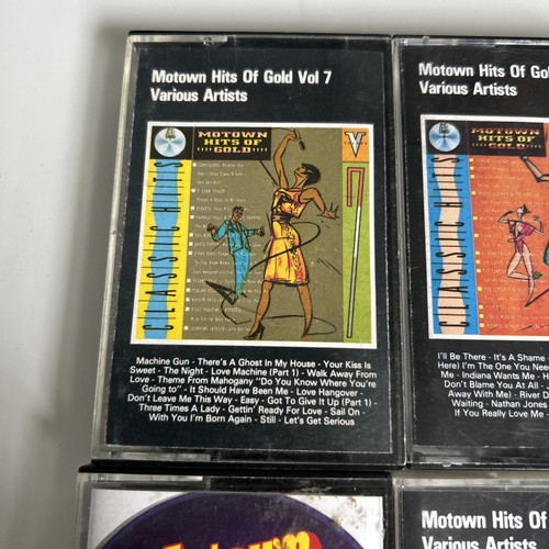 Motown Hits of Gold bundle - Various Artists cassette tape job lot x 4 tapes - Picture 5 of 10