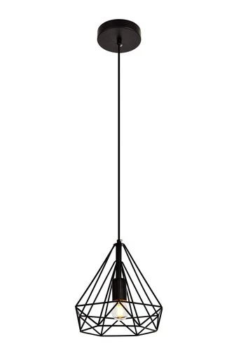 Living District Jago 1-Light Transitional Metal Pendant in Black Finish - Picture 6 of 6
